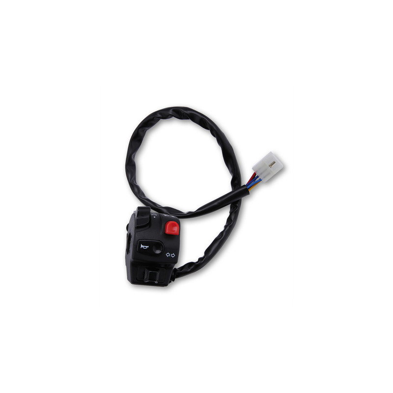 Commodo électrique HIGHSIDER smart gauche avec 5 fonctions - ATV pour HONDA TRX 90 SPORTRAX 2WD de 1993