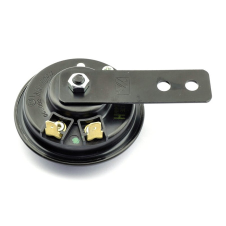 Claxon universal HIGHSIDER smart Ø72mm 12V1.5A corriente continua para HONDA, APRILIA, SUZUKI y DAELIM de 1995 a 2025