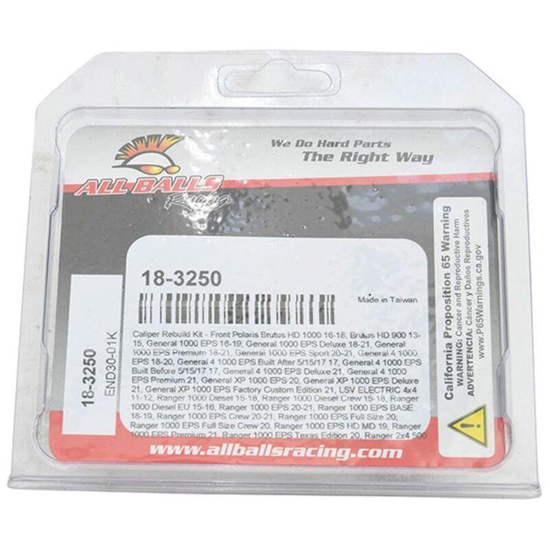 Kit de reparación de pinza de freno ALL BALLS para POLARIS GENERAL 1000 EPS PREMIUM, RANGER 570 CREW EPS, RANGER 570 FULL SIZE