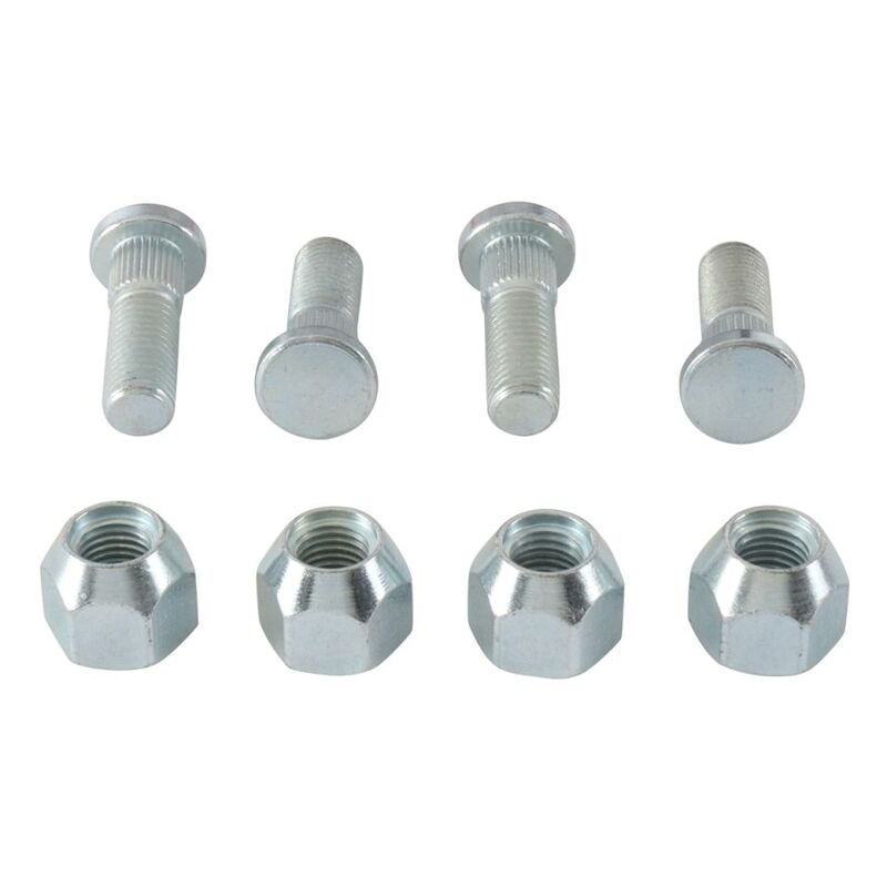 Kit goujons et écrous de roue ALL BALLS pour SUZUKI LT-A 400 KINGQUAD ASI 4WD, LT-F 400 KINGQUAD FSI 4WD de 1999 à 2025