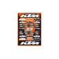 Universal-Aufkleber-Kit BLACKBIRD Racing -F EXC/EXC-F für KTM EXC 250, EXC 300, SX 125, SX 250, SX 65 1974-2025