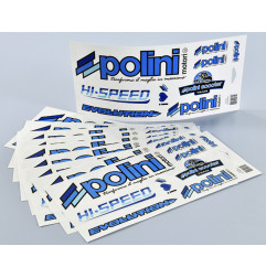 POLINI Blue Line Stickers for APRILIA HABANA 125 RETRO 1999-2003