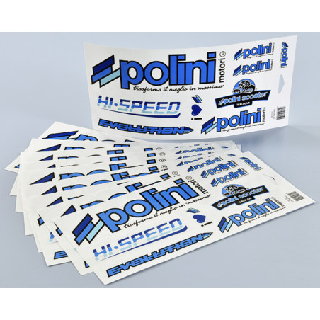 Juego de adhesivos POLINI Blue Line para APRILIA HABANA 125 RETRO de 1999 a 2003