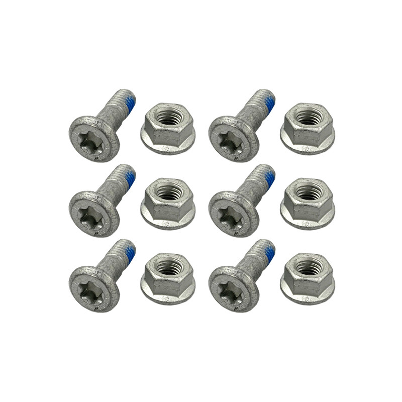 RFX Race M8 x 25mm Sprocket Bolt and Nut Kit - 6 pcs for KTM SX 125, HUSQVARNA FC 250, HUSABERG FE 501 and GAS GAS EC 250