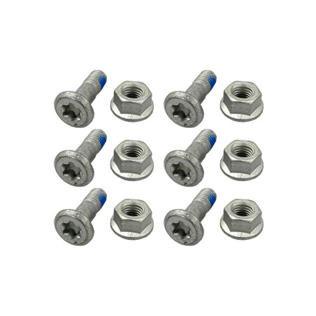 Kit de tornillería para corona RFX Race M8x25mm - 6 uds para KTM SX 125, HUSQVARNA FC 250, HUSABERG FE 501 y GAS GAS EC 250