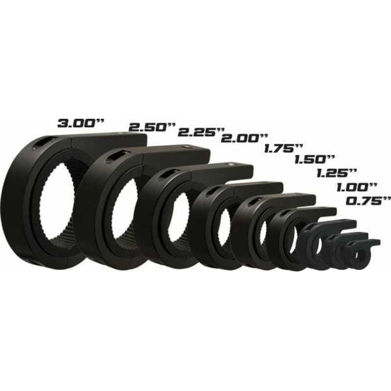 Vision X Tube Clamps Mount Ø45mm M8 Thread Aluminium Black Vision X Tube Clamps Mount Ø45mm M8 Thread Aluminium Black