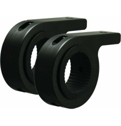 Vision X Rohrschellensatz Halterung Ø63,5mm M10 Gewinde Aluminium Schwarz