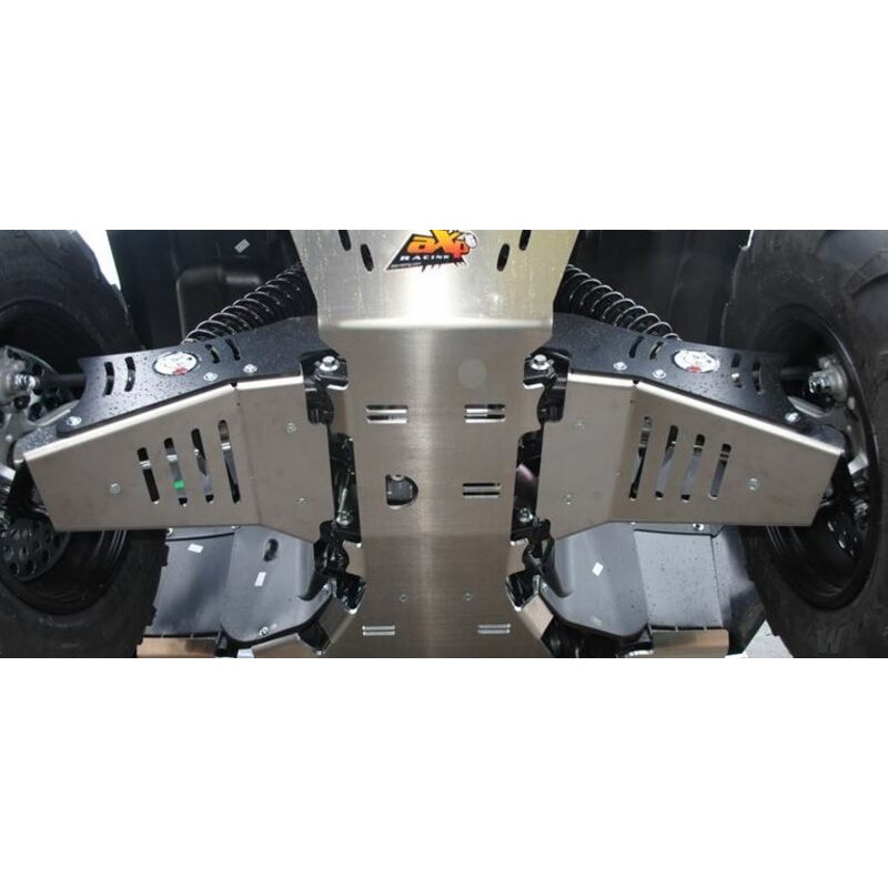 Protector de trapecio delantero AXP aluminio 4 mm para YAMAHA YFM 700 GRIZZLY EPS 4WD, YFM 700 GRIZZLY EPS CAMO 4WD