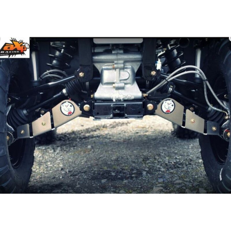 AXP Querlenkerprotektor hinten - Aluminium 4 mm Sportsman für POLARIS SPORTSMAN 500, SPORTSMAN 500 HO, SPORTSMAN 800 1998-2021