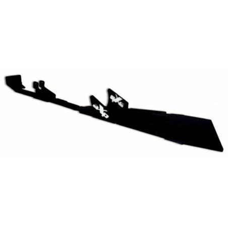 Cubrecárter AXP 8 mm negro con pegatina azul para YAMAHA YFZ 450 de 2009 - AX1070