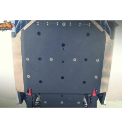 AXP Unterfahrschutz mittig - HDPE 10 mm für POLARIS RZR 1000 XP 2013-2016