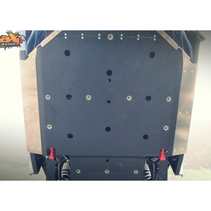 AXP Unterfahrschutz mittig - HDPE 10 mm für POLARIS RZR 1000 XP 2013-2016