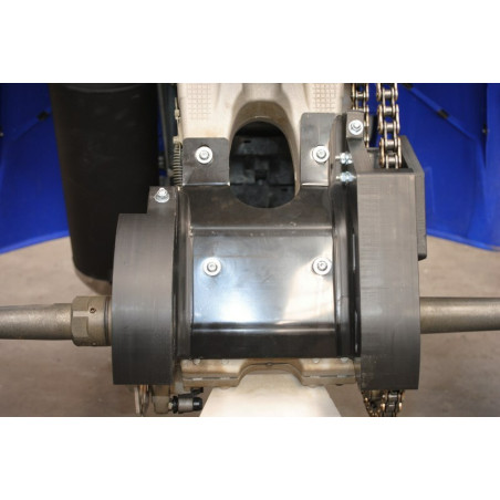 AXP Unterfahrschutz hinten - HDPE 6 mm für YAMAHA YFZ 450, YZF 450 2003-2010