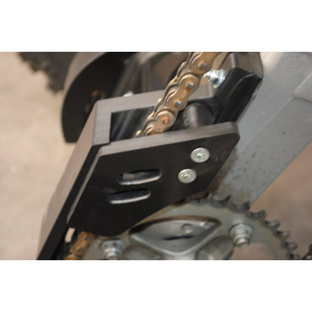 Protector trasero de cárter AXP 6 mm Negro para YAMAHA YFZ 450 de 2009 a 2023