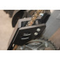 Protector trasero de cárter AXP 6 mm Negro para YAMAHA YFZ 450 de 2009 a 2023