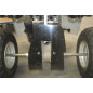 AXP Unterfahrschutz hinten - HDPE 10 mm für YAMAHA YFM 700 RAPTOR 2WD 2006-2019