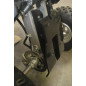 Protector trasero de cárter AXP 10 mm negro para YAMAHA YFM 700 RAPTOR 2WD de 2006 a 2019