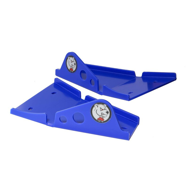 Protections de triangles avants AXP PHD 6mm - bleu pour YAMAHA YFM 700 RAPTOR 2WD, YFZ 450, YZF 450 de 2003 à 2023
