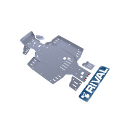 RIVAL Kompletter Unterfahrschutz - Aluminium 4 mm CF Moto für CF MOTO UFORCE 800 TRACKER 2013-2014