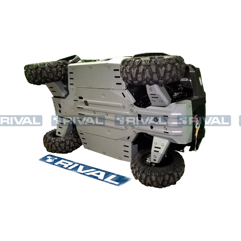 Sabot RIVAL - aluminium 4mm CF Moto Uforce 500/800 pour CF MOTO UFORCE 800, UFORCE 800 EPS DIFF AIR, UFORCE 800 EPS T1