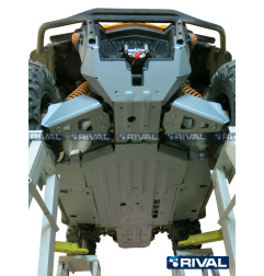 Kit sabot complet RIVAL - aluminium Commander pour CAN-AM COMMANDER 1000, COMMANDER 800, COMMANDER 800 R EFI DPS de 2012 à 2019