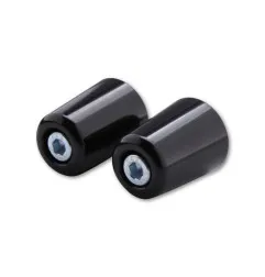 Contrapesos de manillar HIGHSIDER smart para manillares originales - negro para KAWASAKI KVF 360 PRAIRIE 4WD, KX 125, KX 85