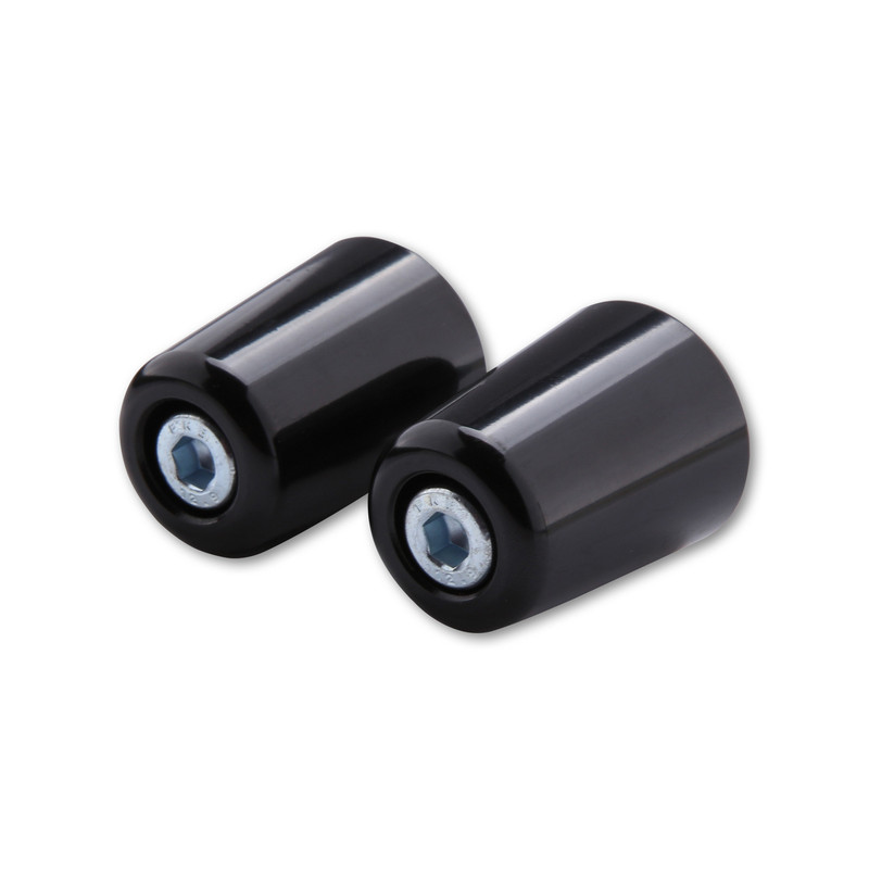 Contrapesos de manillar HIGHSIDER smart para manillares originales - negro para KAWASAKI KVF 360 PRAIRIE 4WD, KX 125, KX 85 Contrapesos de manillar HIGHSIDER smart para manillares originales - negro para KAWASAKI KVF 360 PRAIRIE 4WD, KX 125, KX 85
