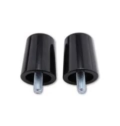 Embouts de guidon HIGHSIDER smart - différents modèles - noir - la paire pour KAWASAKI KVF 360 PRAIRIE 4WD, KX 125, KX 85