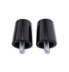 HIGHSIDER smart Handlebar Ends Black For Various Original Handlebars (Pair) for KAWASAKI KVF 360 PRAIRIE 4WD, KX 125, KX 85