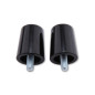 HIGHSIDER smart Lenkergewichte Schwarz Für diverse Original-Lenker (Paar) für KAWASAKI KVF 360 PRAIRIE 4WD, KX 125, KX 85