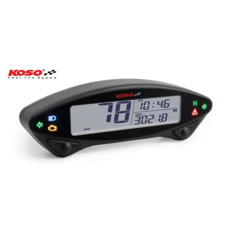 Marcador universal KOSO DB EX-02 para KYMCO MAXXER 250, MXU 150, MXU 550, MXU 700, HONDA MONKEY y YAMAHA YFM 350 GRIZZLY 2WD