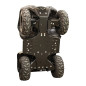 IRON BALTIC Full Skid Plate Set - Grizzly 700 - Plastic for YAMAHA YFM 700 GRIZZLY EPS 4WD, YFM 700 GRIZZLY EPS XT-R 2016-2026