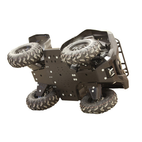 IRON BALTIC Full Skid Plate Set - Grizzly 700 - Plastic for YAMAHA YFM 700 GRIZZLY EPS 4WD, YFM 700 GRIZZLY EPS XT-R 2016-2026