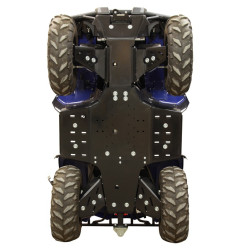 IRON BALTIC Kompletter Unterfahrschutz-Satz - Kodiak 700 - Kunststoff für YAMAHA YFM 700 KODIAK 4WD, YFM 700 KODIAK EPS 4WD
