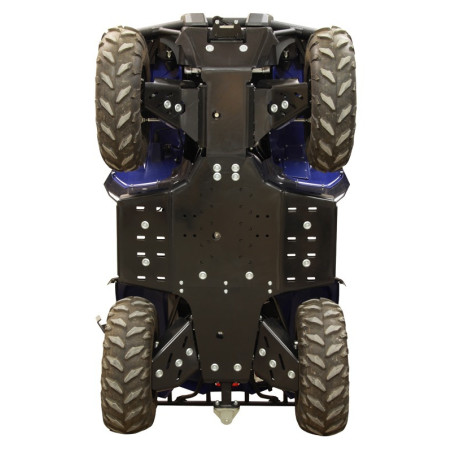 IRON BALTIC Full Skid Plate Set - Kodiak 700 - Plastic for YAMAHA YFM 700 KODIAK 4WD, YFM 700 KODIAK EPS 4WD 2016-2026