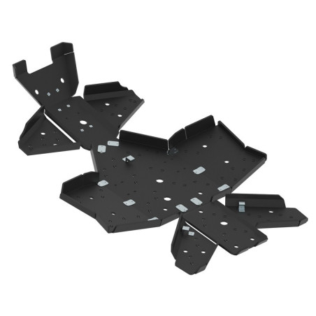 Kit completo de cubrecárter IRON BALTIC - Kodiak 450 - plástico para YAMAHA YFM 450 KODIAK 4WD, YFM 450 KODIAK EPS 4WD