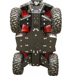IRON BALTIC Full Skid Plate Set - Kodiak 450 - Plastic for YAMAHA YFM 450 KODIAK 4WD, YFM 450 KODIAK EPS 4WD 2018-2026