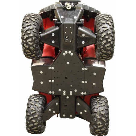 Kit sabot complet IRON BALTIC - Kodiak 450 - plastique pour YAMAHA YFM 450 KODIAK 4WD, YFM 450 KODIAK EPS 4WD de 2018 à 2026