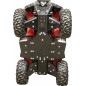 IRON BALTIC Kompletter Unterfahrschutz-Satz - Kodiak 450 - Kunststoff für YAMAHA YFM 450 KODIAK 4WD, YFM 450 KODIAK EPS 4WD