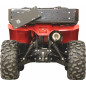 IRON BALTIC Kompletter Unterfahrschutz-Satz - Kodiak 450 - Kunststoff für YAMAHA YFM 450 KODIAK 4WD, YFM 450 KODIAK EPS 4WD
