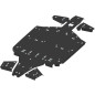 IRON BALTIC Full Skid Plate Set - Ranger 1000 - Plastic for POLARIS RANGER 1000, RANGER 1000 EPS, RANGER XP 1000 PREMIUM