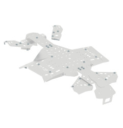 Kit completo de cubrecárter IRON BALTIC - Outlander G2 L MAX 450/500/570 - aluminio para CAN-AM OUTLANDER MAX 450 EFI