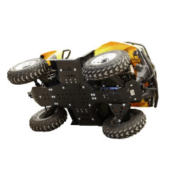 IRON BALTIC Kompletter Unterfahrschutz-Satz - Outlander G2 L MAX 450/500/570 - Kunststoff für CAN-AM OUTLANDER MAX 450 EFI