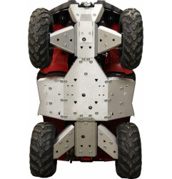 Kit completo de cubrecárter IRON BALTIC - Kodiak 450 - aluminio para YAMAHA YFM 450 KODIAK 4WD, YFM 450 KODIAK EPS 4WD