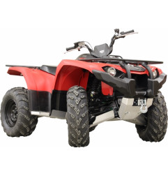 IRON BALTIC Full Skid Plate Set - Kodiak 450 - Aluminium for YAMAHA YFM 450 KODIAK 4WD, YFM 450 KODIAK EPS 4WD 2018-2026