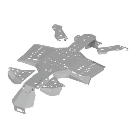 IRON BALTIC Kompletter Unterfahrschutz-Satz - Outlander 650/850/1000 - Aluminium für CAN-AM OUTLANDER 850, OUTLANDER 850 EFI DPS