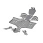 Kit sabot complet IRON BALTIC - Outlander 650/850/1000 - aluminium pour CAN-AM OUTLANDER 850, OUTLANDER 850 EFI DPS