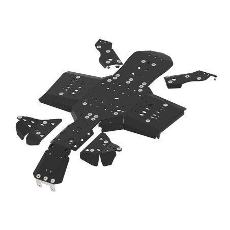 IRON BALTIC Full Skid Plate Set - Outlander 650/850/1000 - Plastic for CAN-AM OUTLANDER 850, OUTLANDER 850 EFI DPS 2019-2024