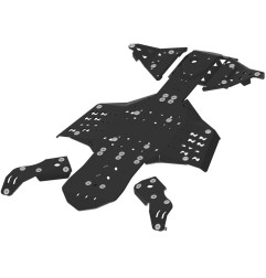IRON BALTIC Full Skid Plate Set - Renegade X MR - Plastic for CAN-AM RENEGADE 1000 R EFI XMR, RENEGADE 850 EFI XMR 2019-2024