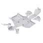 IRON BALTIC Full Skid Plate Set - Outlander 650/850/1000 - Aluminium for CAN-AM OUTLANDER MAX 850 EFI DPS 2019-2024